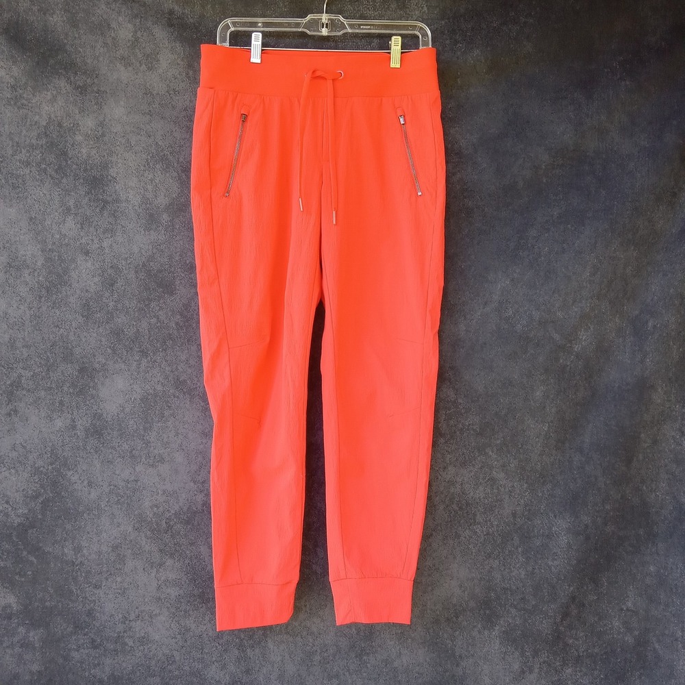 Athleta Trekkie North Jogger Yoga‎ Hiking Pilates Sporty Pants Womens Coral Sz.6